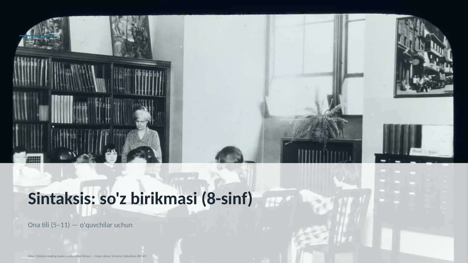 Sintaksis: so'z birikmasi (8-sinf) 1
