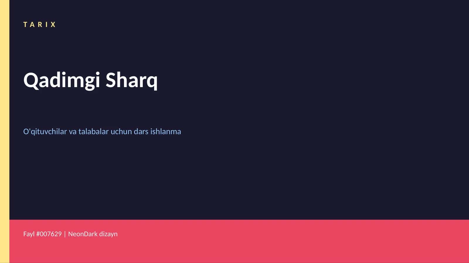 Qadimgi Sharq 1