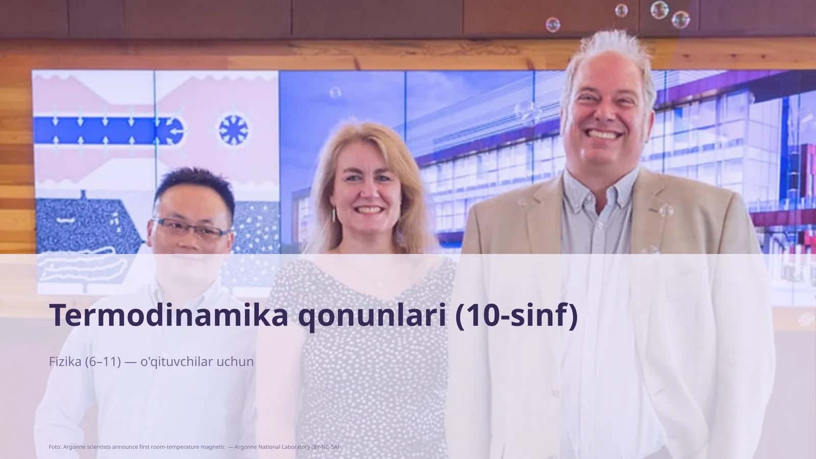 Termodinamika qonunlari (10-sinf) 1
