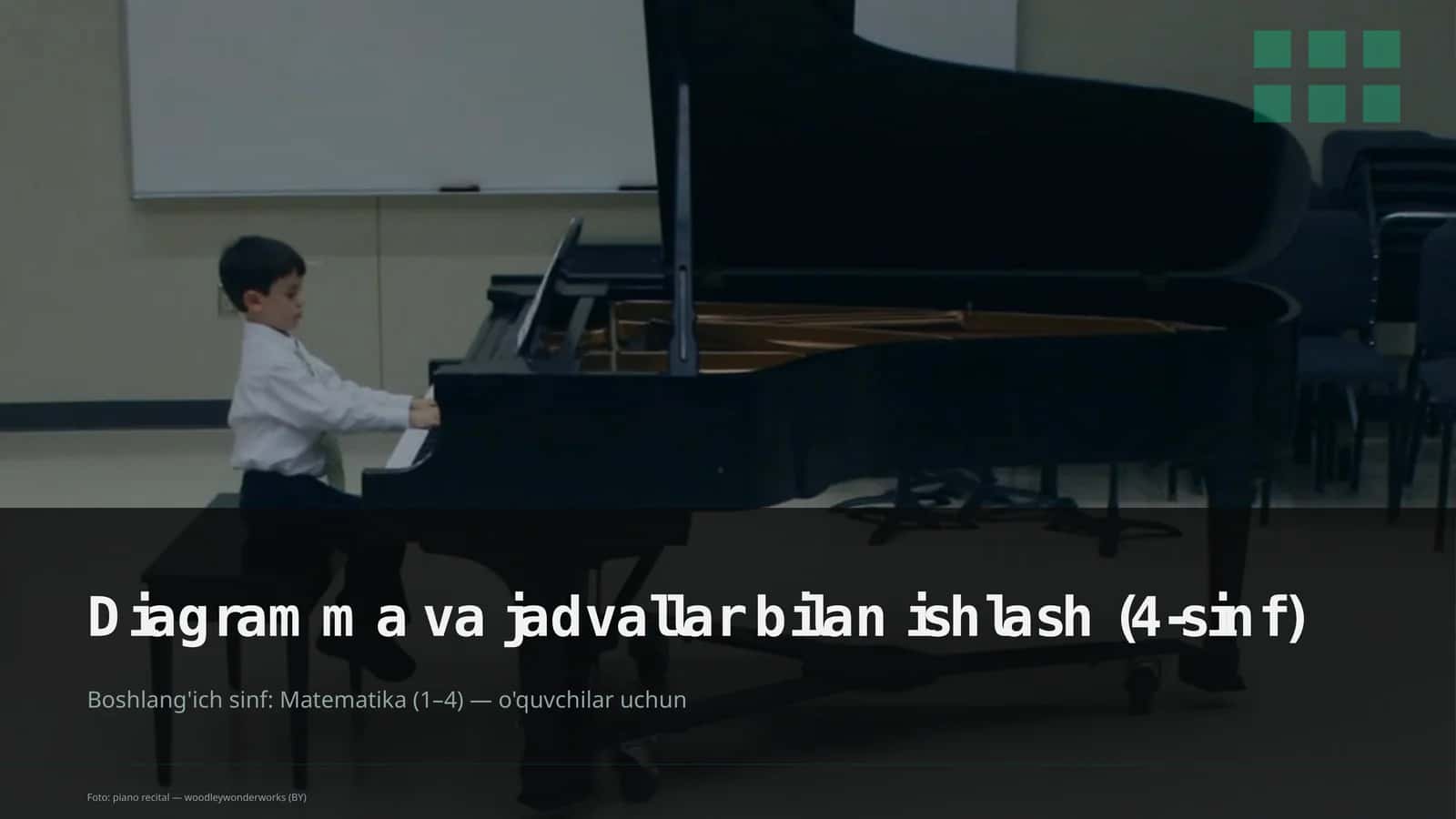 Diagramma va jadvallar bilan ishlash (4-sinf) 1