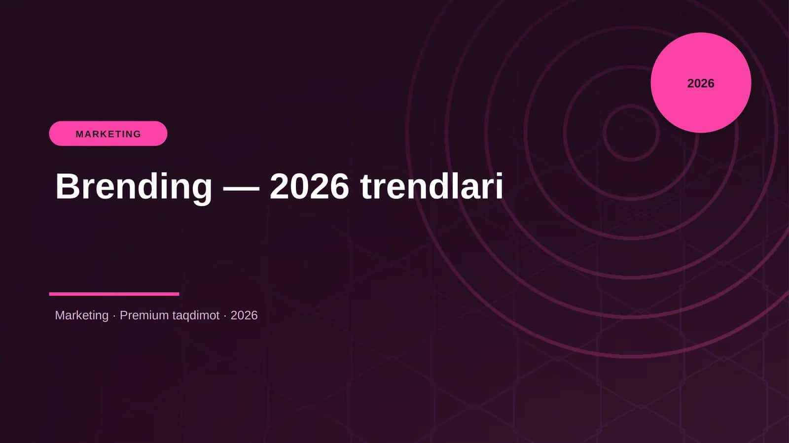 Brending — 2026 trendlari 1