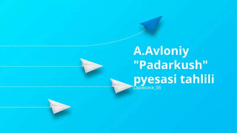 "Padarkush" pyesasi tahlili 1