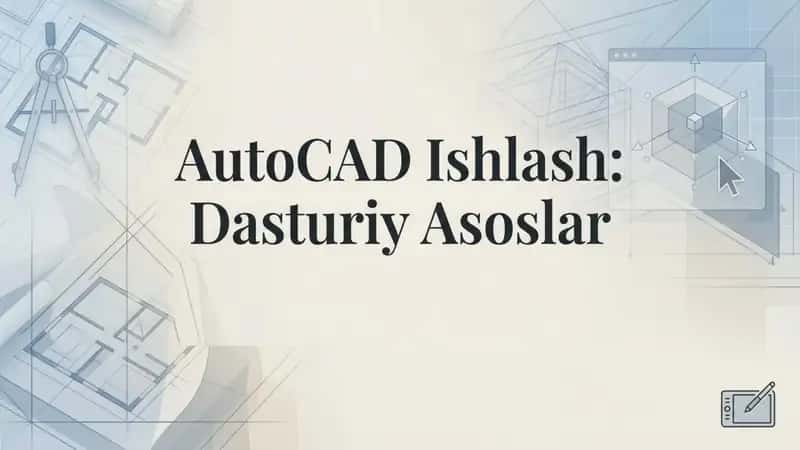 AutoCAD ishlash 1
