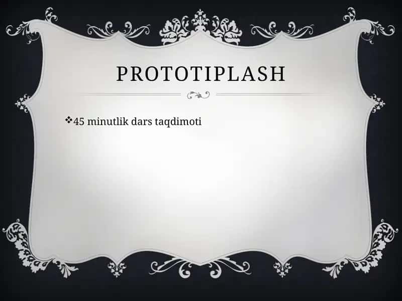 Prototiplash 1