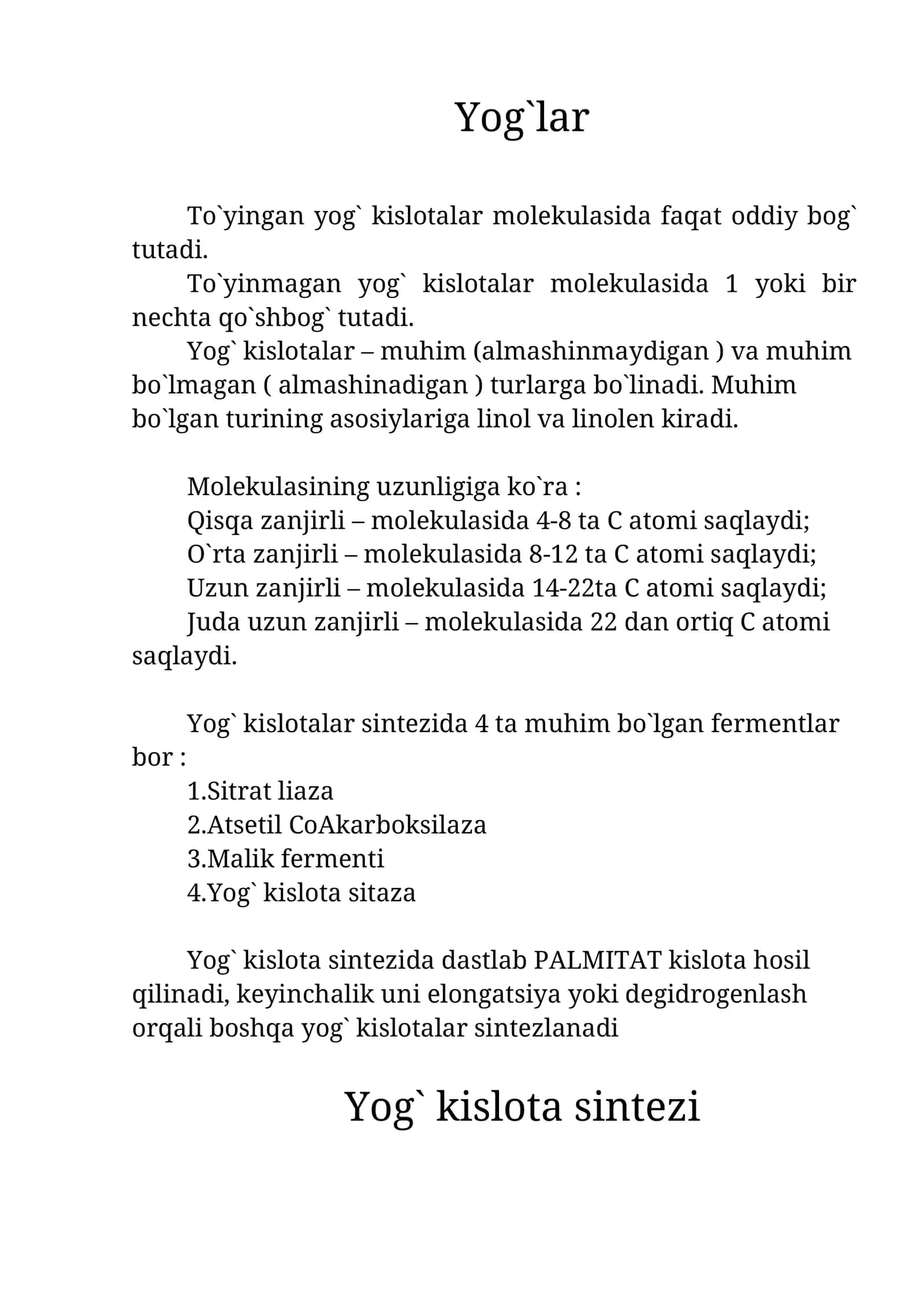 Yog`lar 1