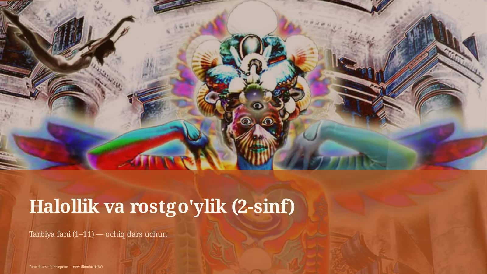 Halollik va rostgo'ylik (2-sinf) 1
