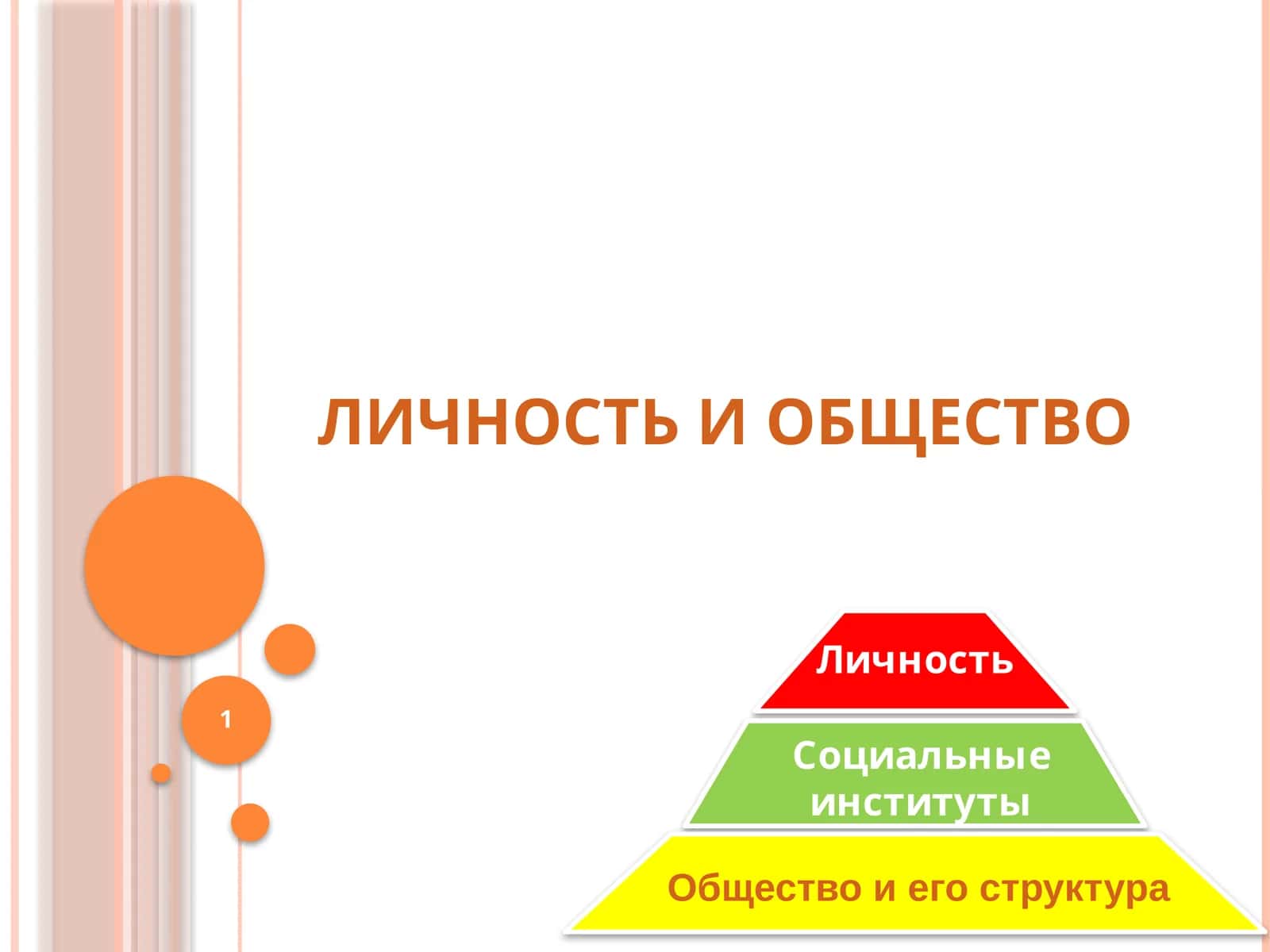 ЛИЧНОСТЬ И ОБЩЕСТВО 1