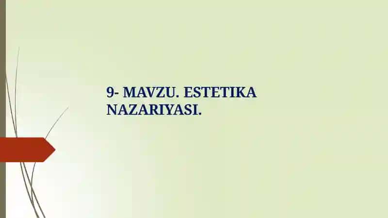 ESTETIKA