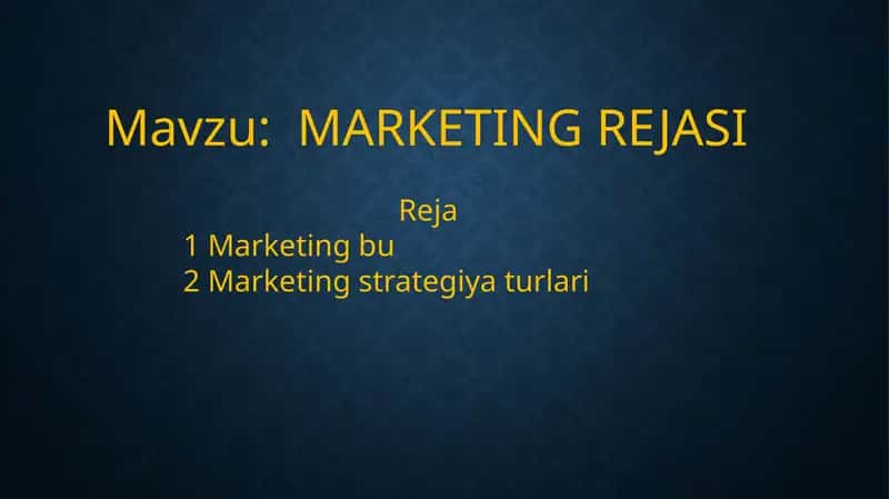 MARKETING REJASI 1