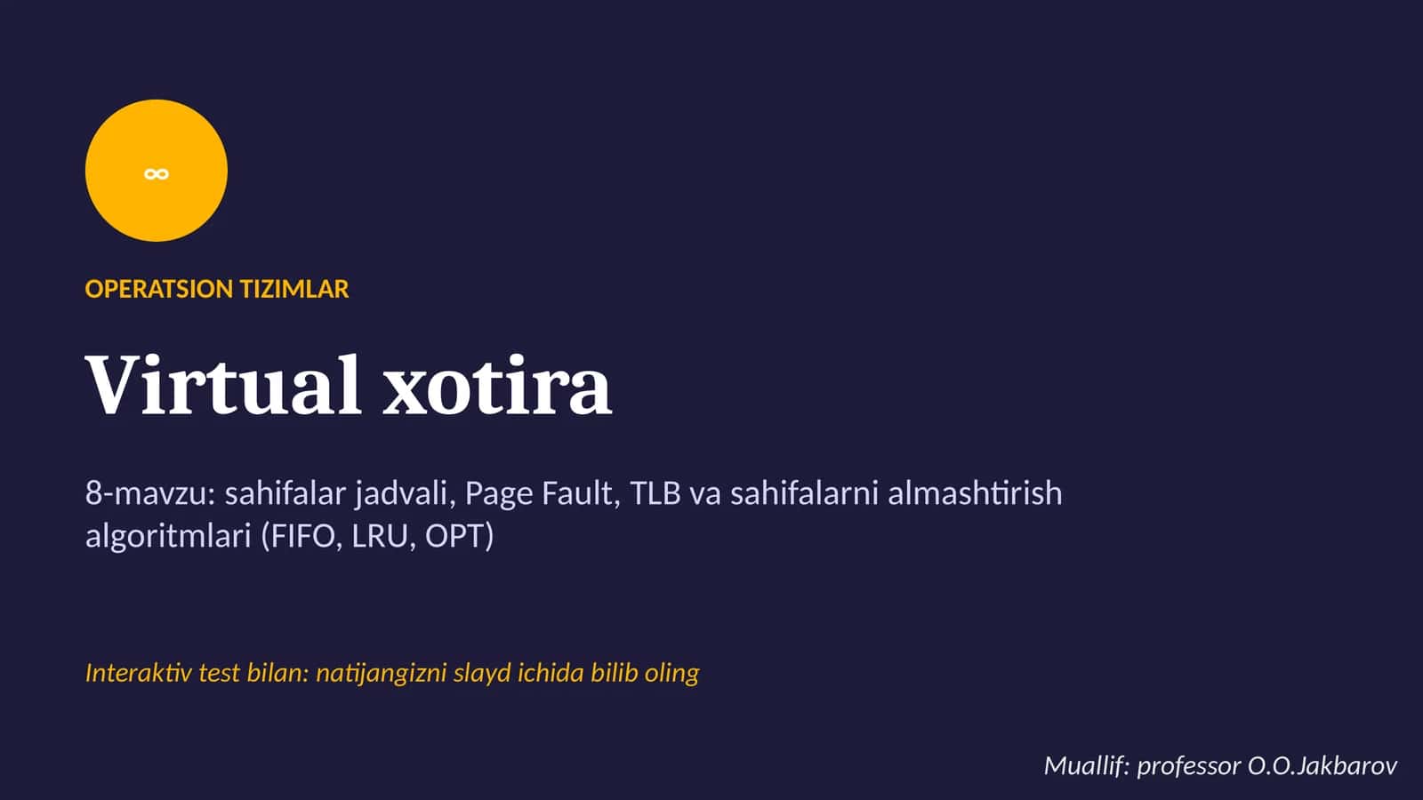Virtual xotira 1