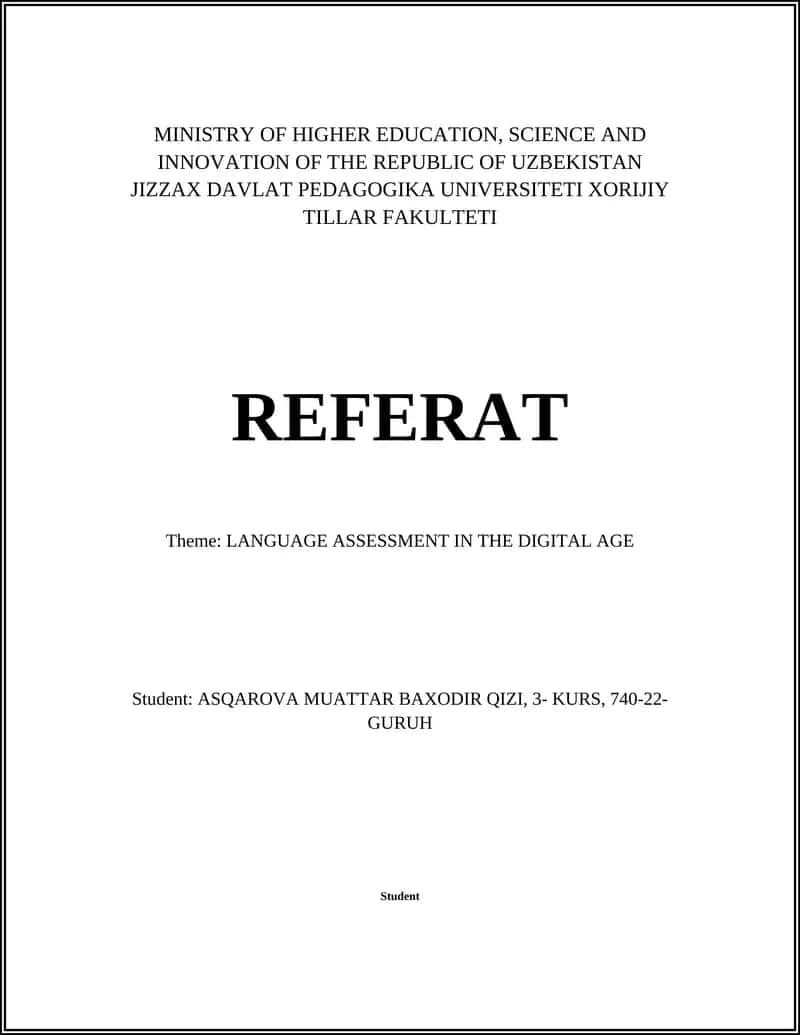 Computer-Assisted Language Testing 1