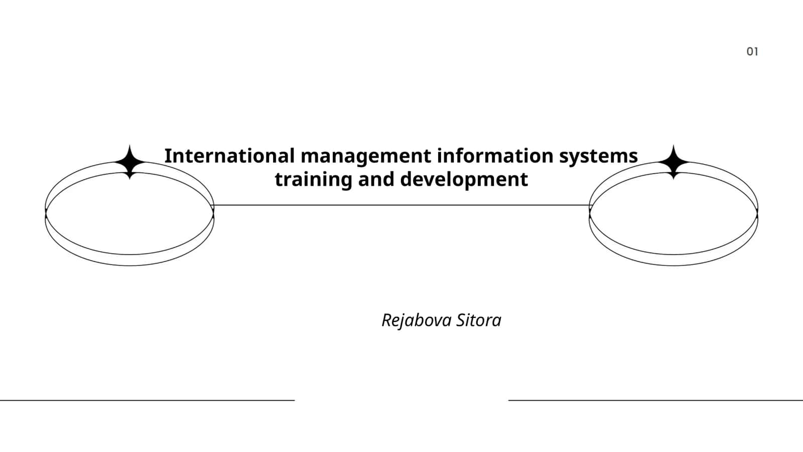International management information systems training and development 1