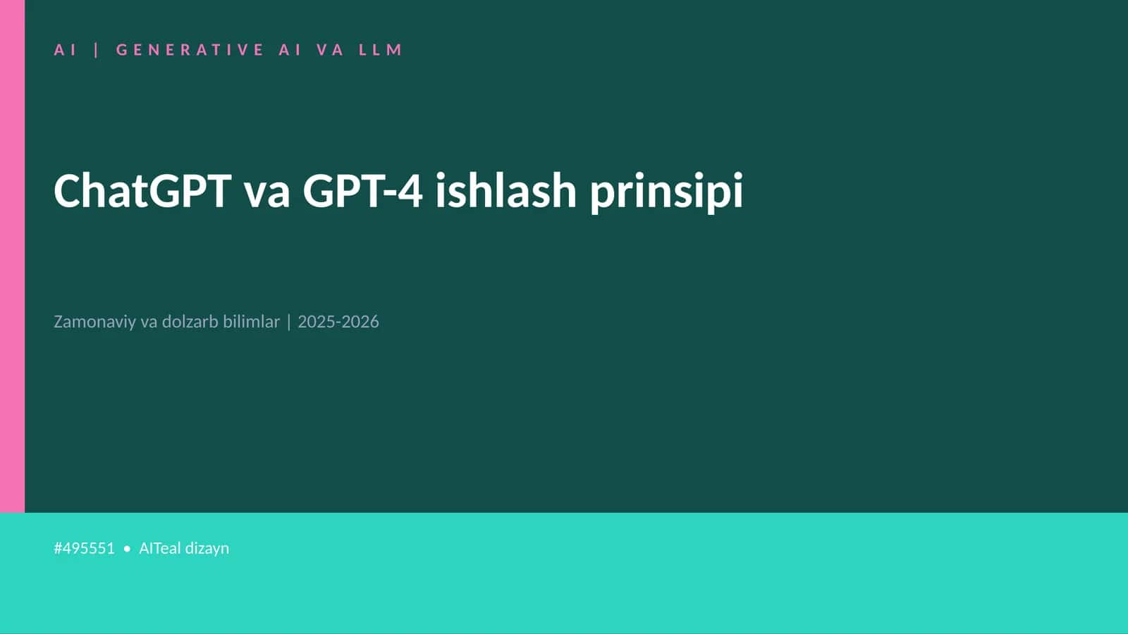 ChatGPT va GPT-4 ishlash prinsipi 1