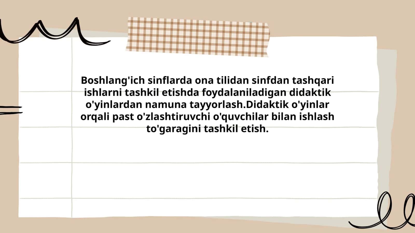 Didaktik o'yinlar 1
