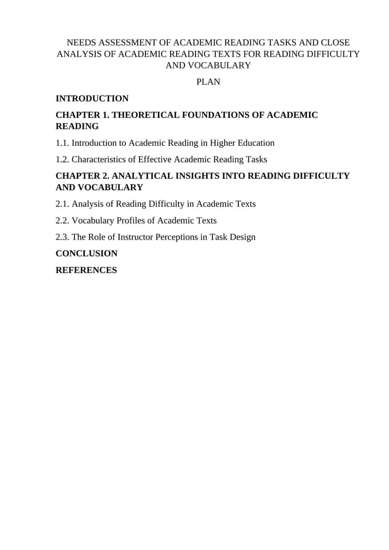 Academic Reading Task Analysis 1