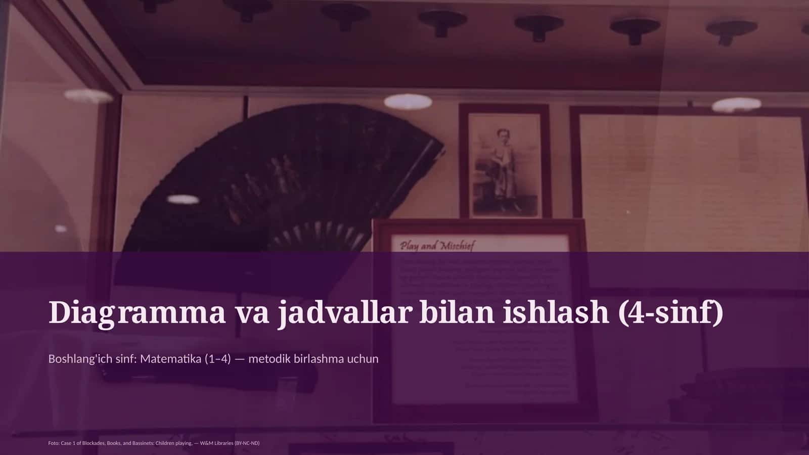 Diagramma va jadvallar bilan ishlash (4-sinf) 1