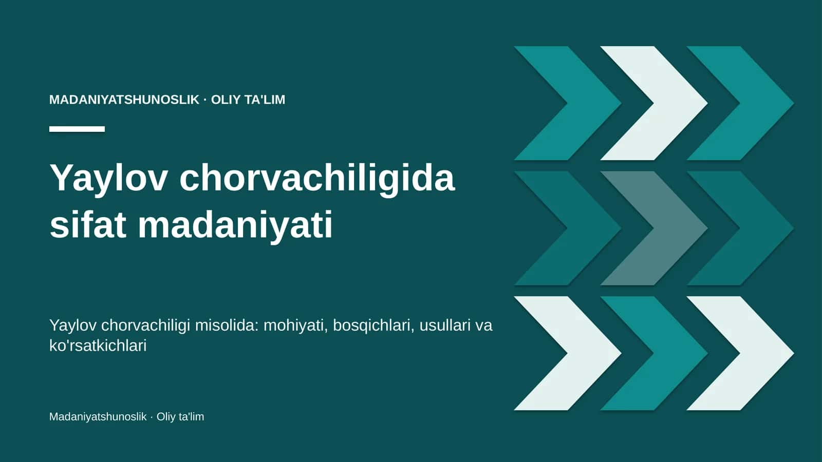 yaylov chorvachiligida sifat madaniyati 4054 1