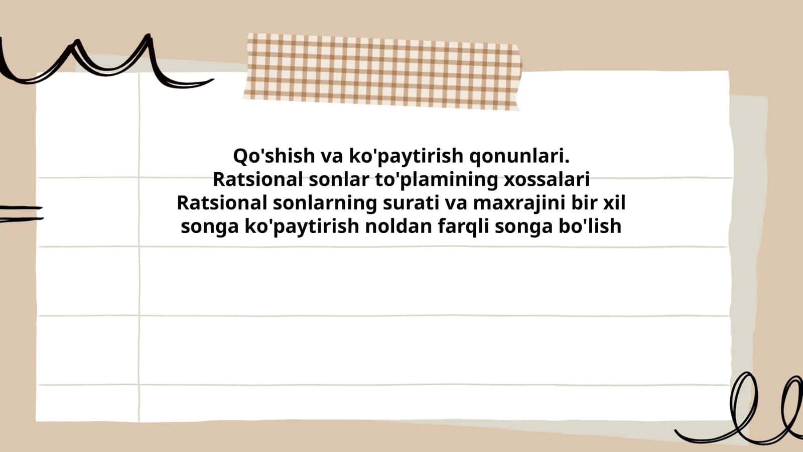 Ratsional Sonlar 1