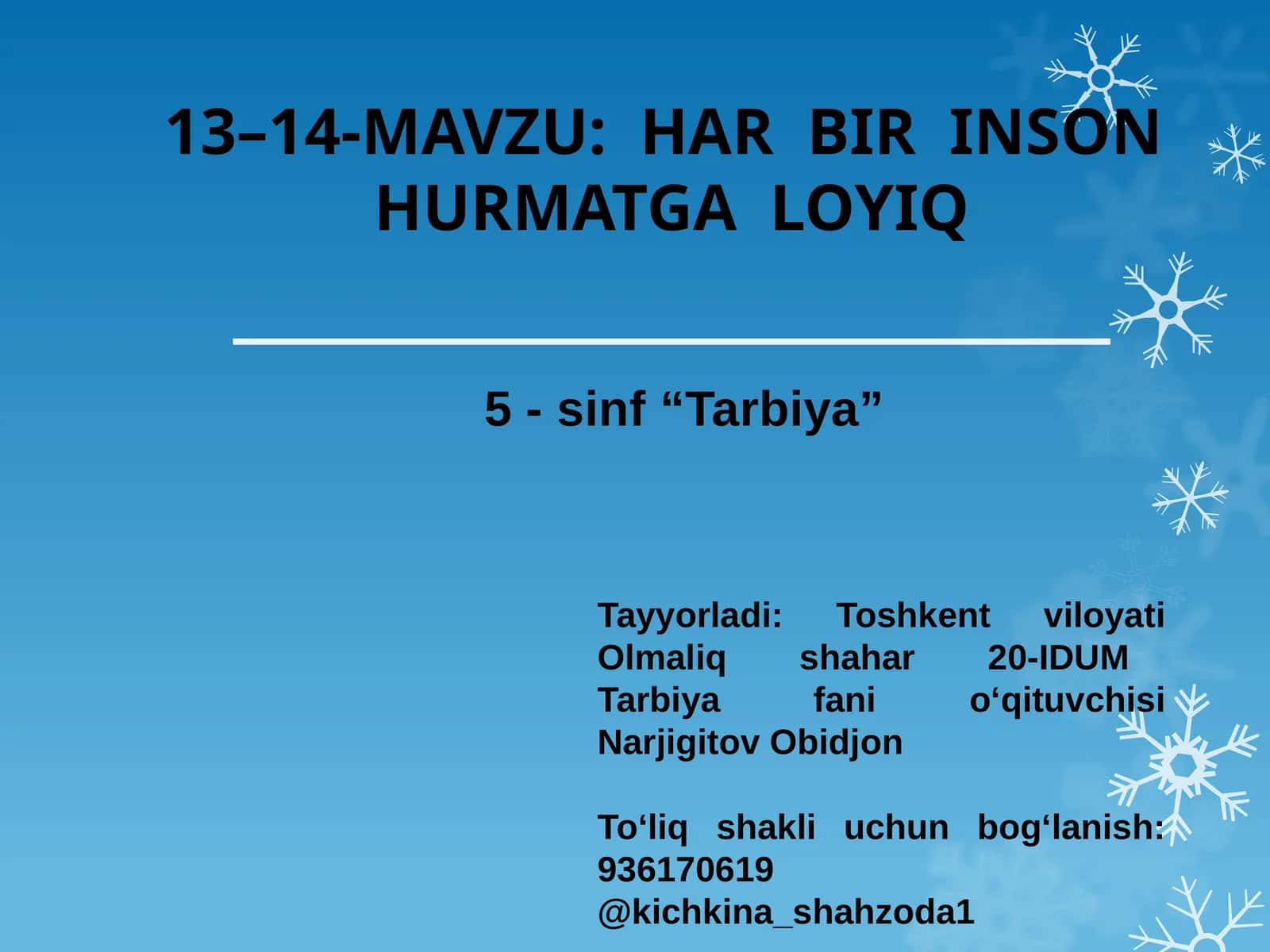 Tarbiya 1
