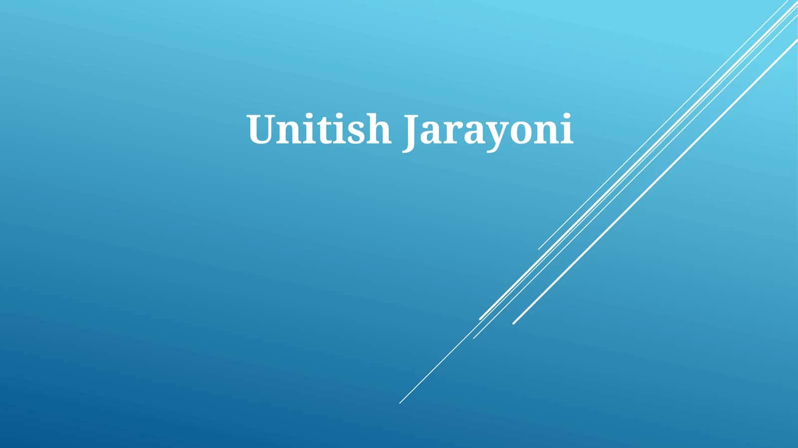 UnitishJarayoni 1