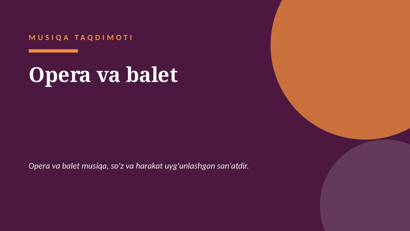 MUSIQA TAQDIMOTI 1