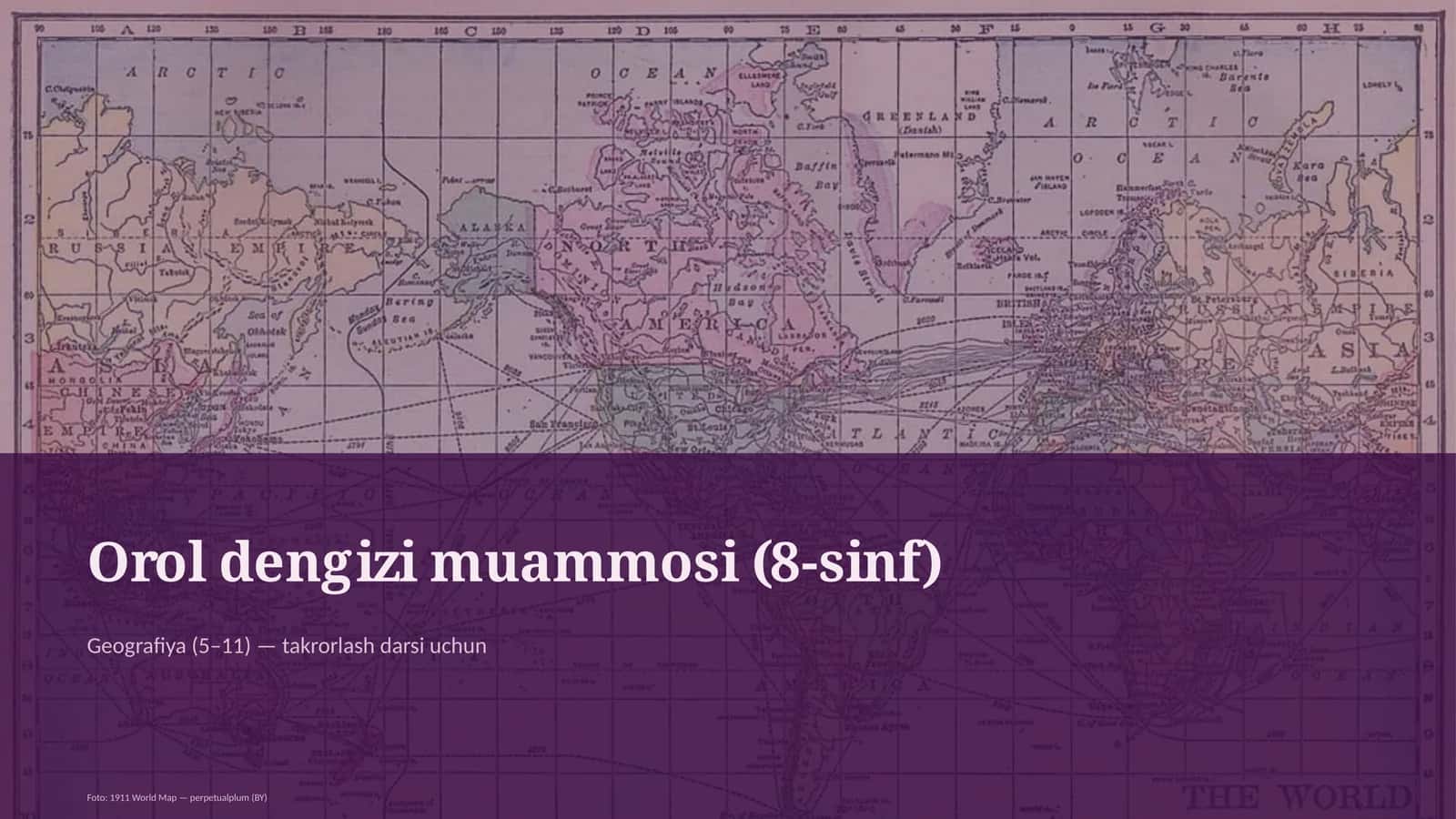 Orol dengizi muammosi (8-sinf) 1
