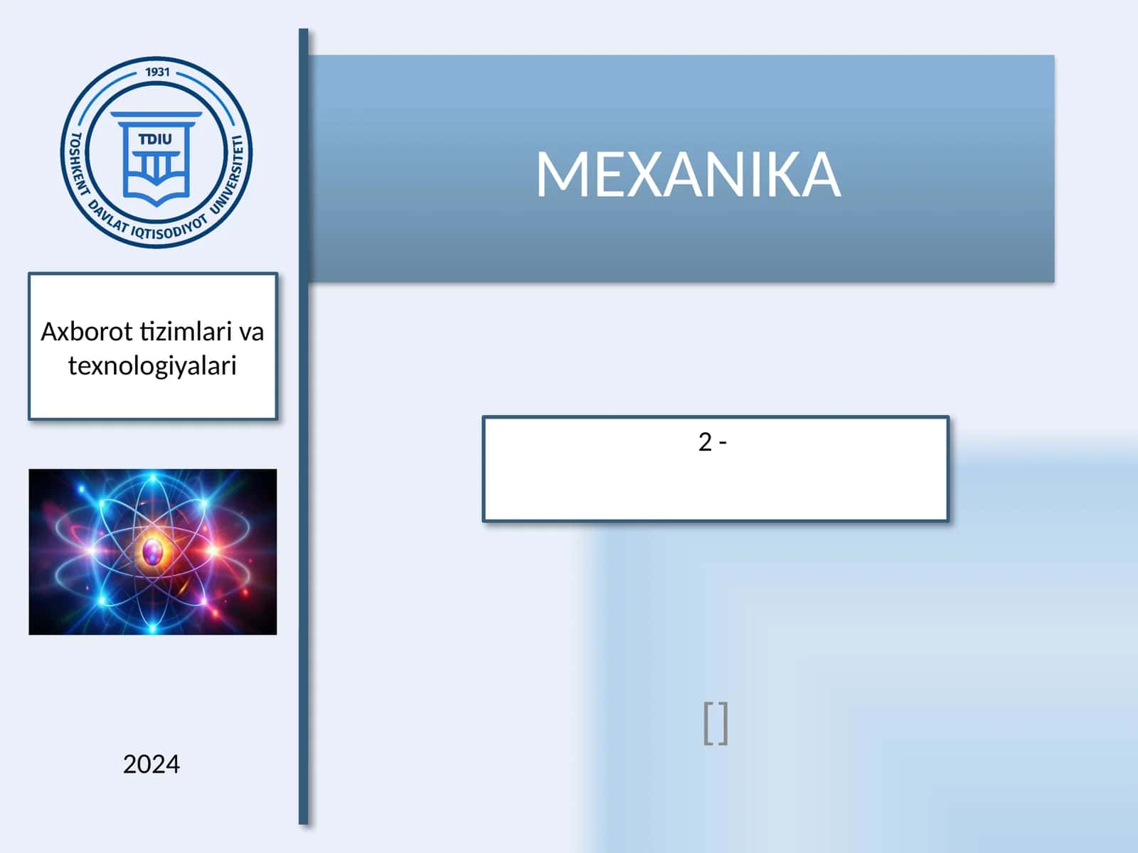 MЕXANIKA 1