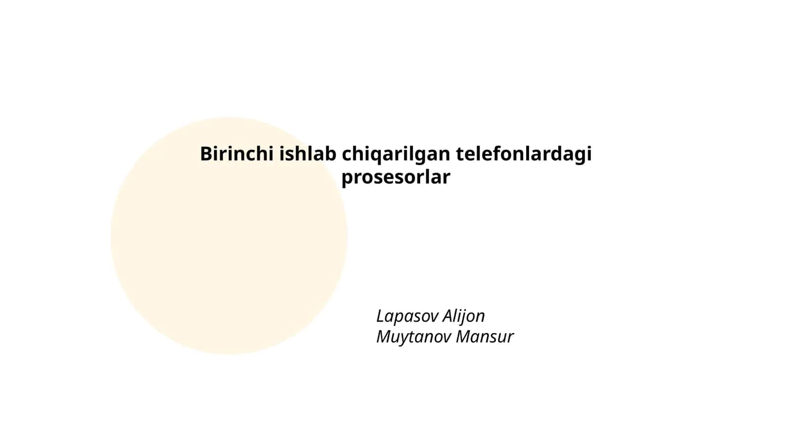 Dastlabki mobil telefonlardagi prosessorlar 1