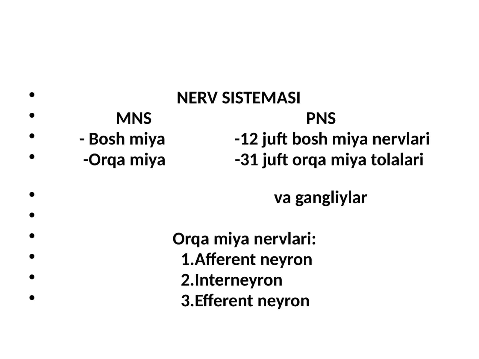 NERV SISTEMASI 1
