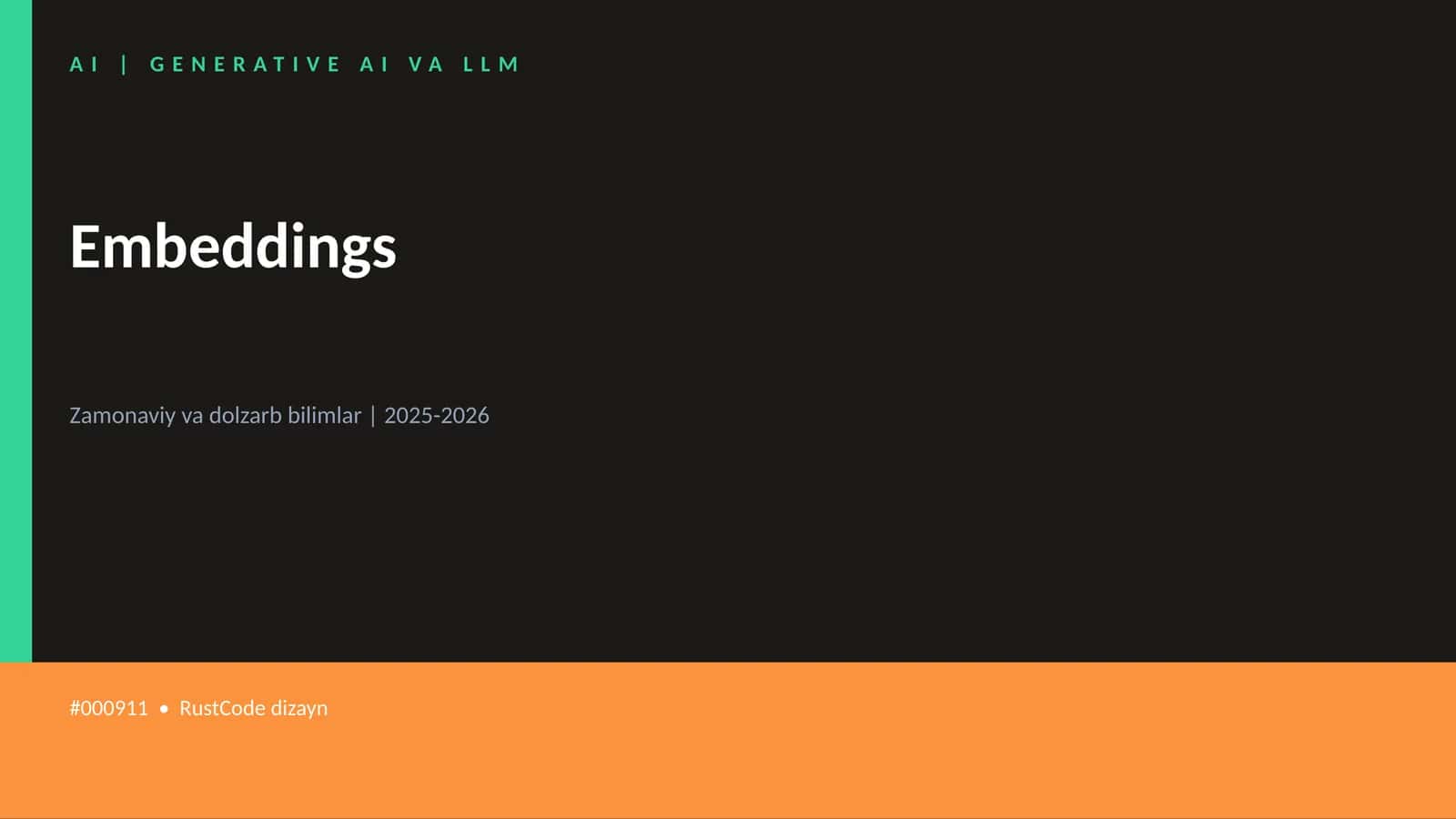 Embeddings 1