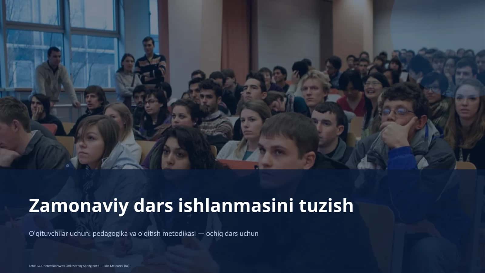 Zamonaviy dars ishlanmasini tuzish 1