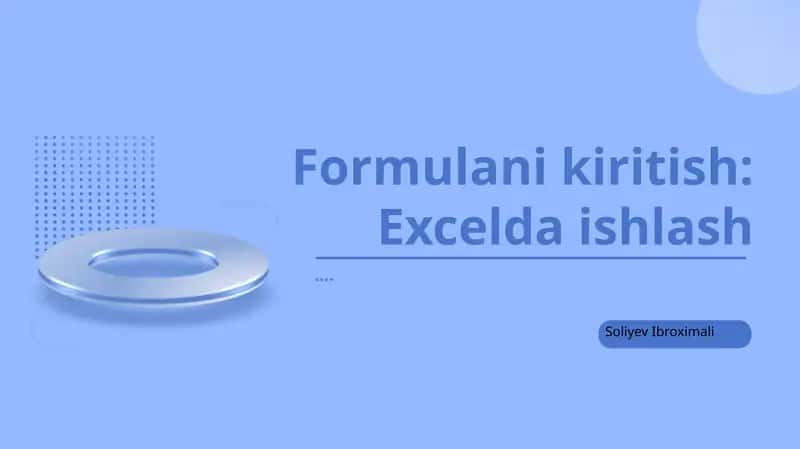 Excelda formulalar 1