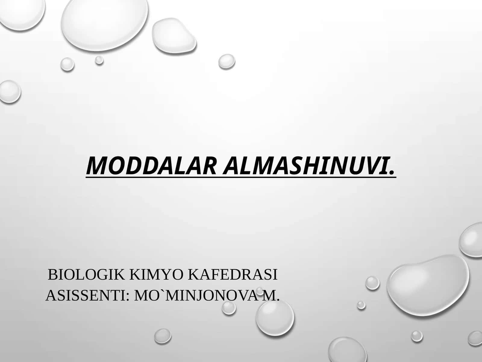Moddalaralmashinuvi 1