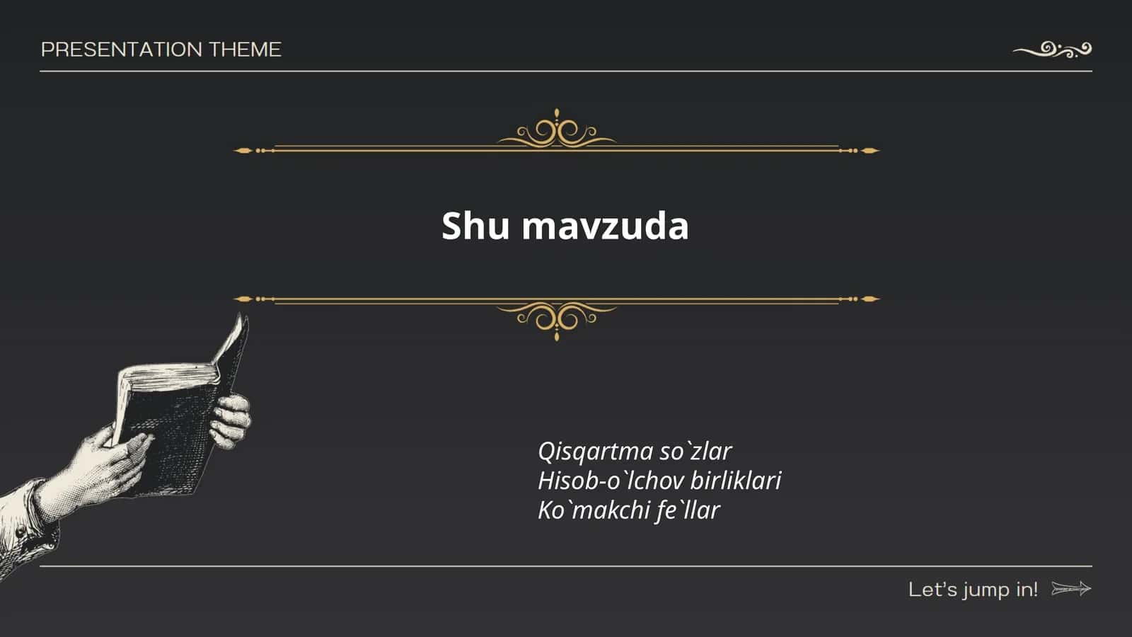 Mavzu tahlili 1