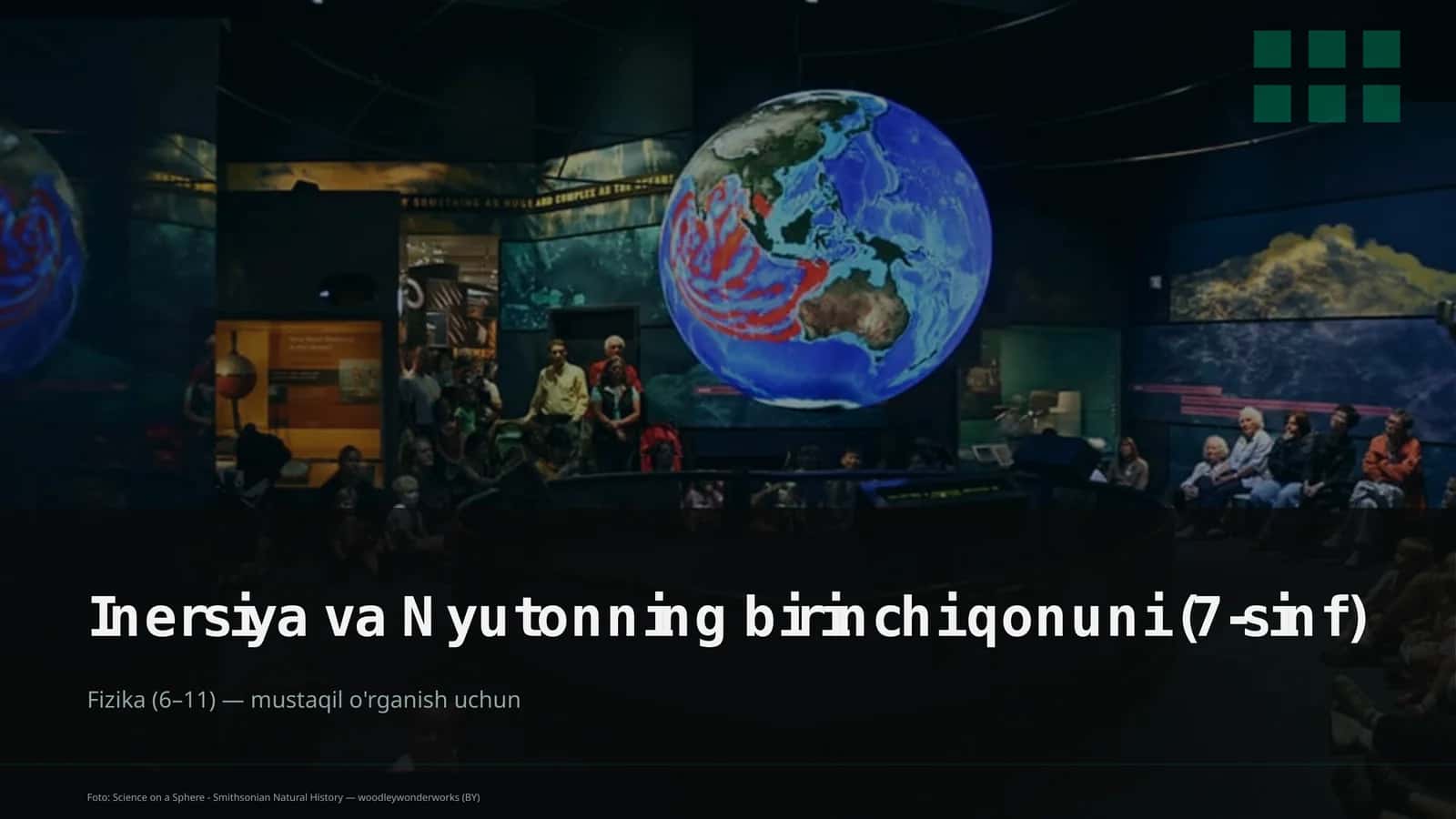 Inersiya va Nyutonning birinchi qonuni (7-sinf) 1
