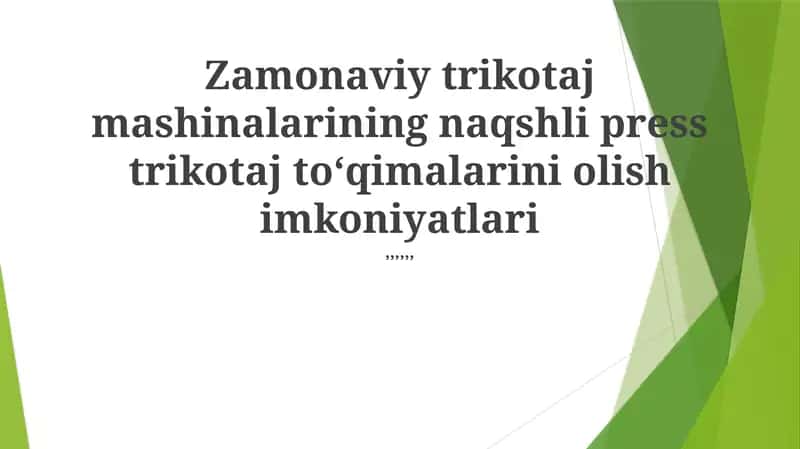Trikotaj mashinalari turlari 1