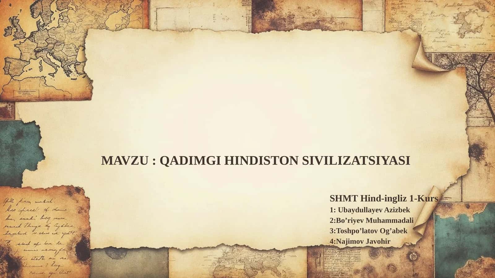 Qadimgi Hindiston sivilizatsiyasi 1