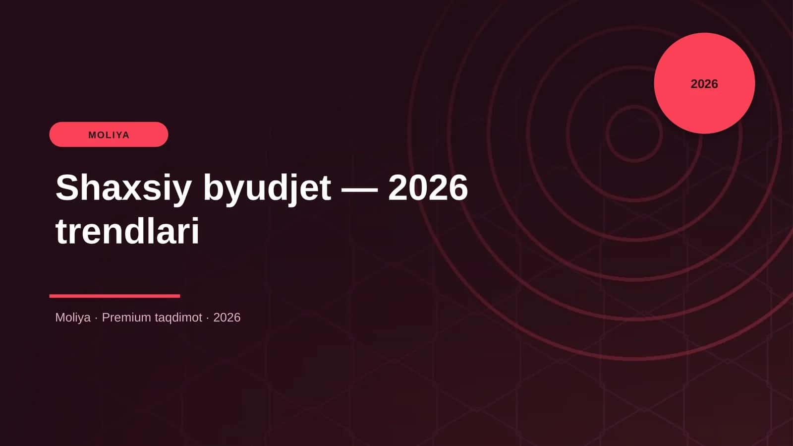 Shaxsiy byudjet — 2026 trendlari 1