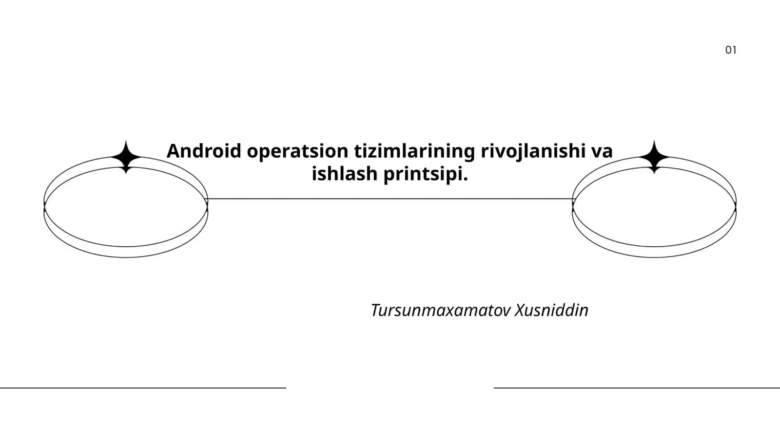 Android operatsion tizimlarining rivojlanishi va ishlash printsipi 1