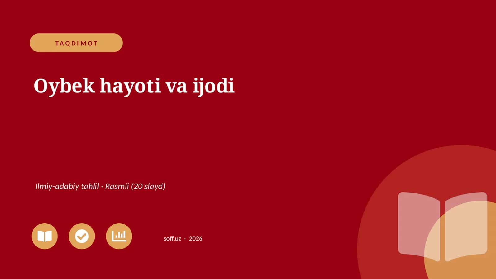 Oybek hayoti va ijodi 1