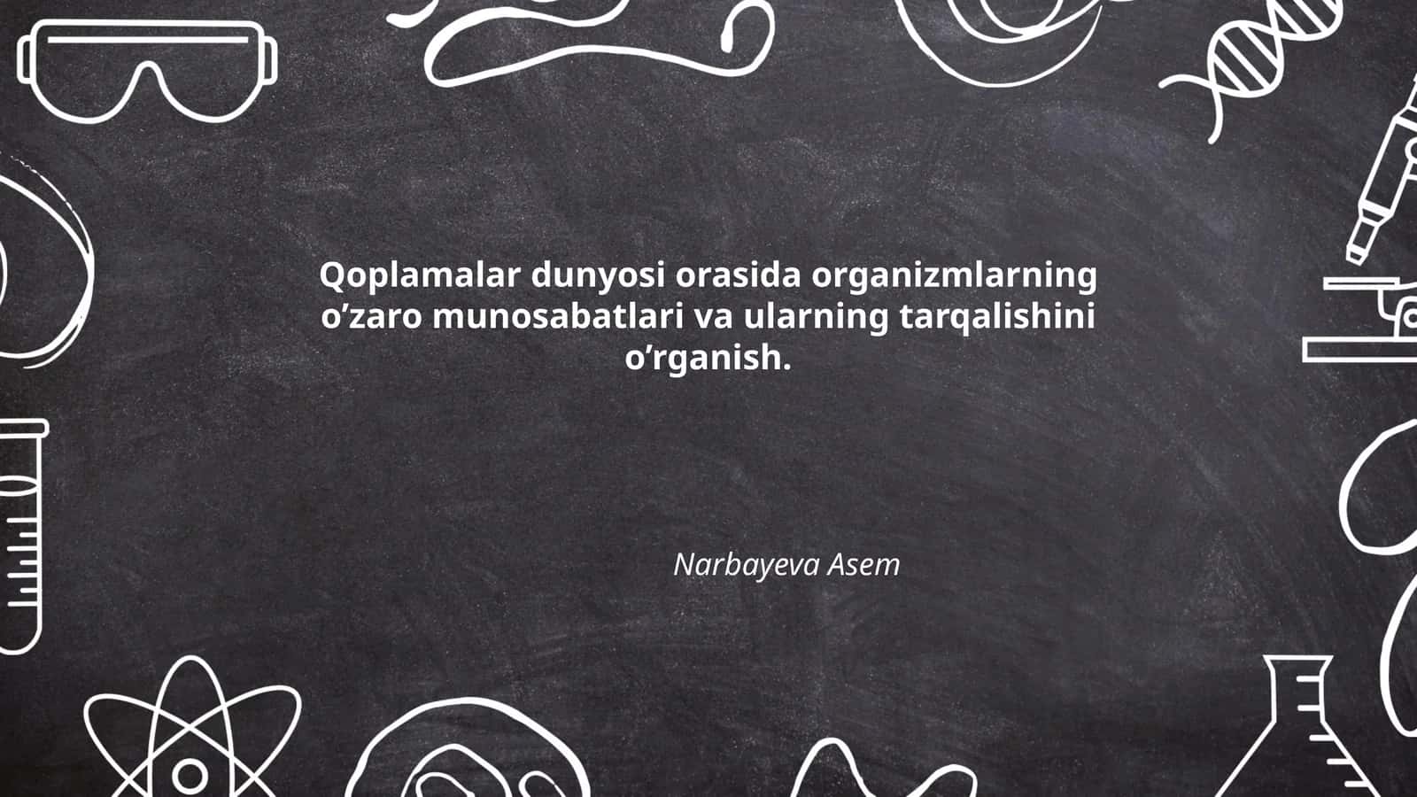 Ekologik nisbatlar 1