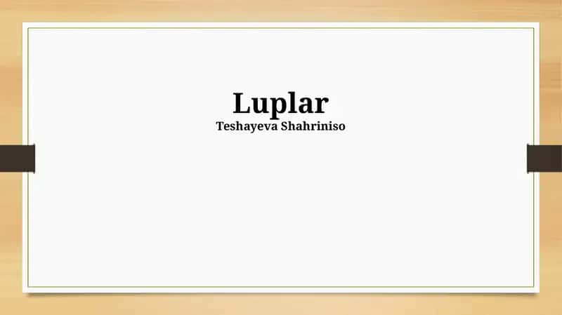 Luplar 1