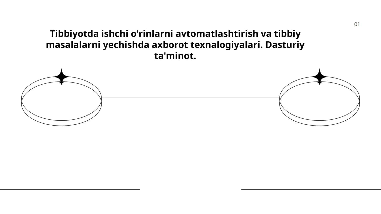 Tibbiyotda ishchi o'rinlarni avtomatlashtirish va tibbiy masalalarni yechishda axborot texnalogiyalari. Dasturiy ta'minot 1