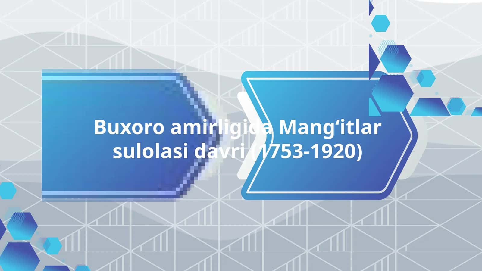 Buxoro amirligida Mangʻitlar sulolasi davri (1753-1920) 1