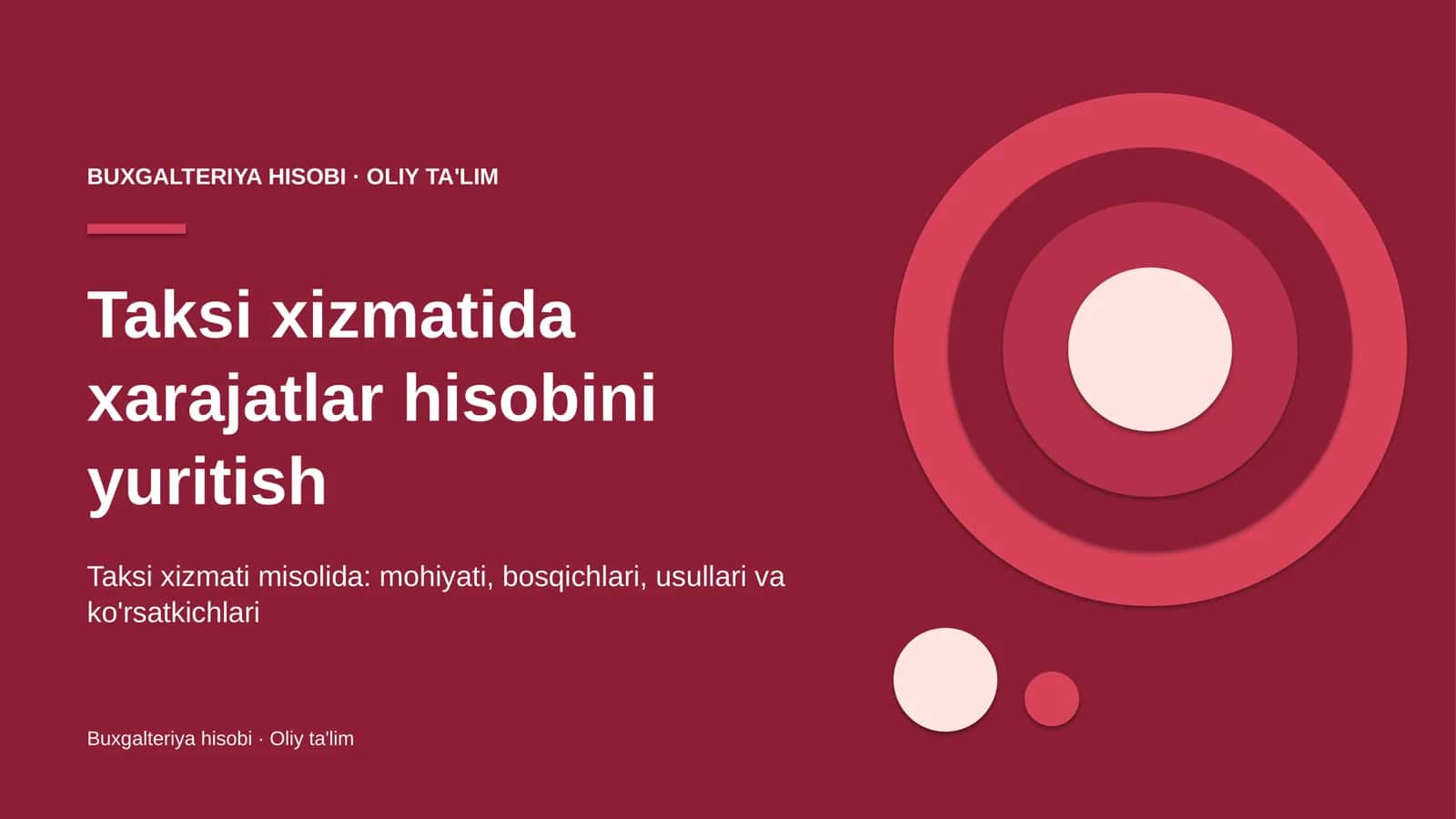 taksi xizmatida xarajatlar hisobini yuritish 4628 1