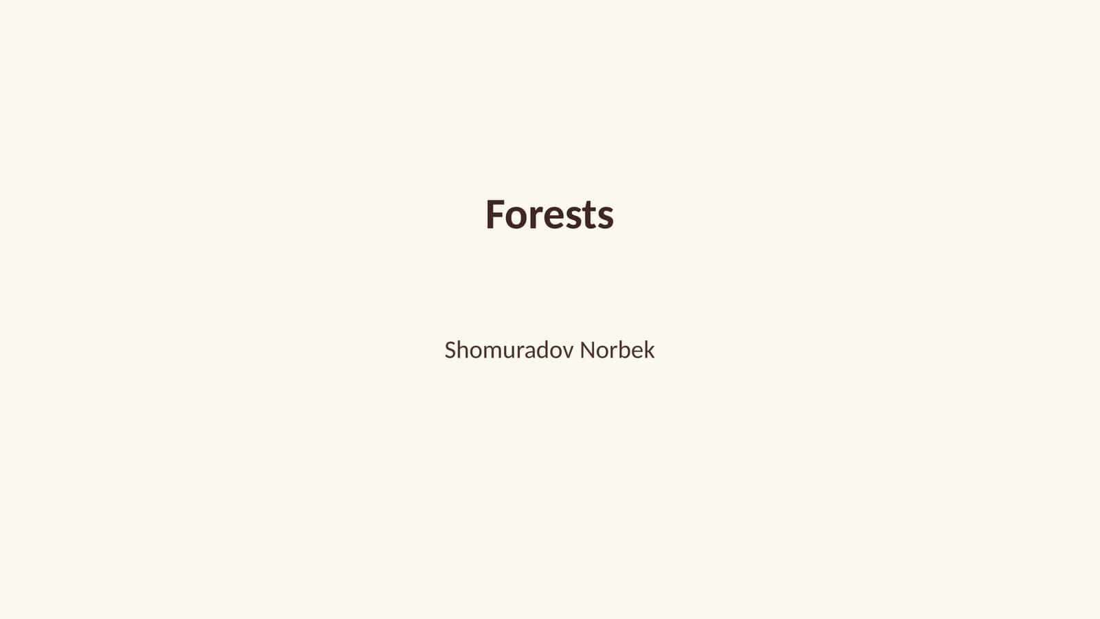 Forests 1