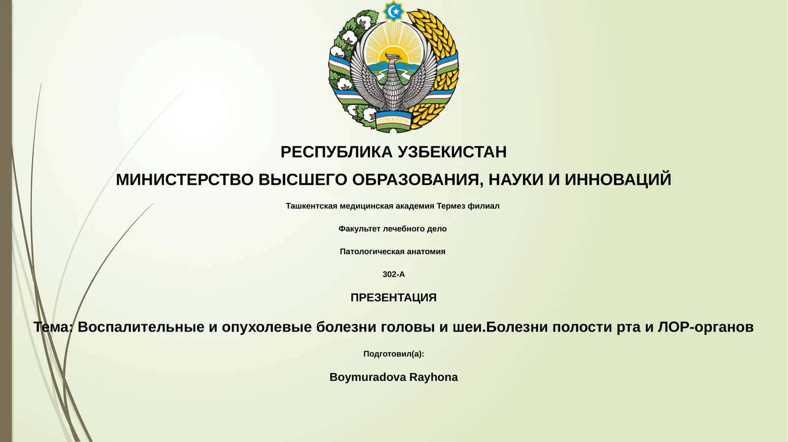 Патологическая анатомия 1