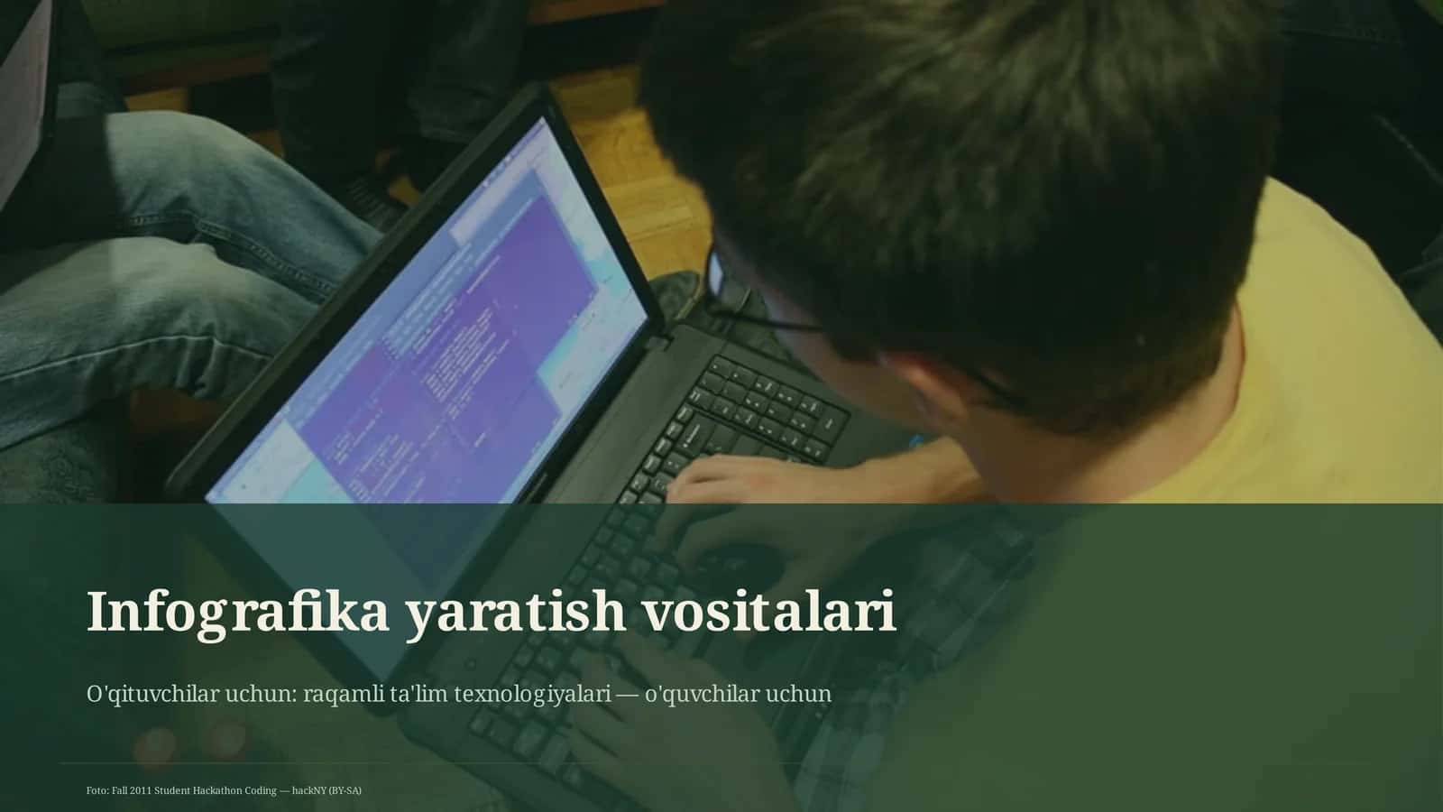 Infografika yaratish vositalari 1