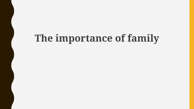Defining Family: Structures and Types 1