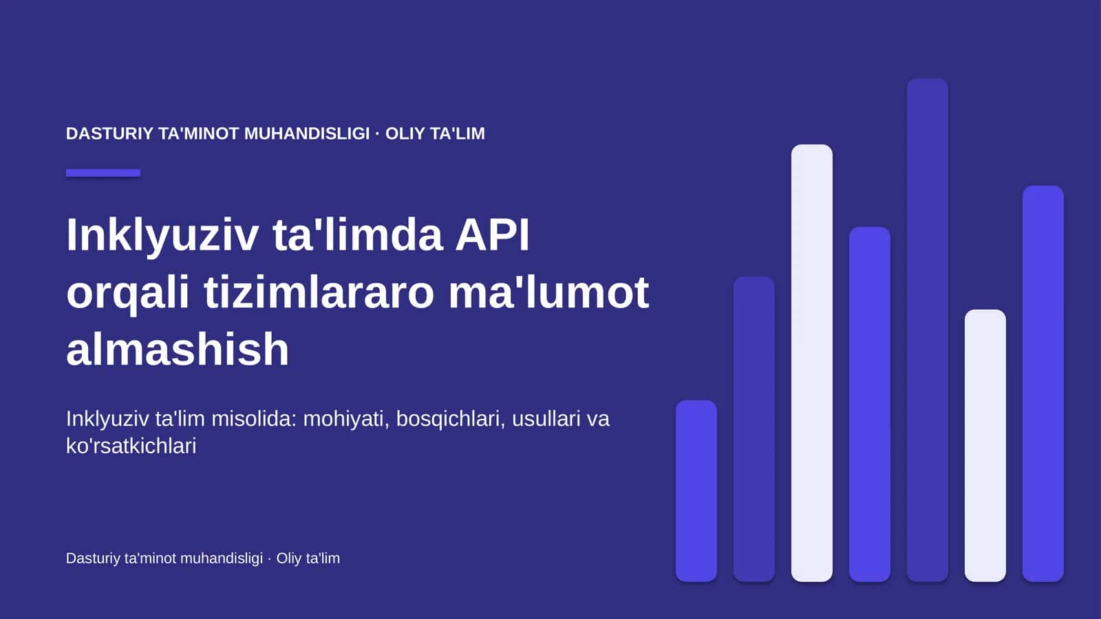 Inklyuziv ta'limda API orqali tizimlararo ma'lumot almashish 1